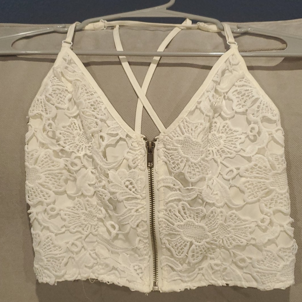 Midriff Crochet Top